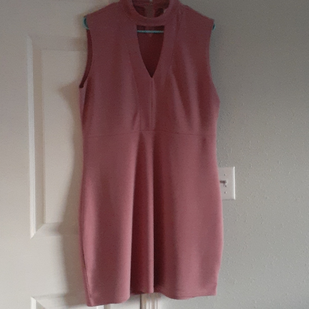 Mauve cocktail dress